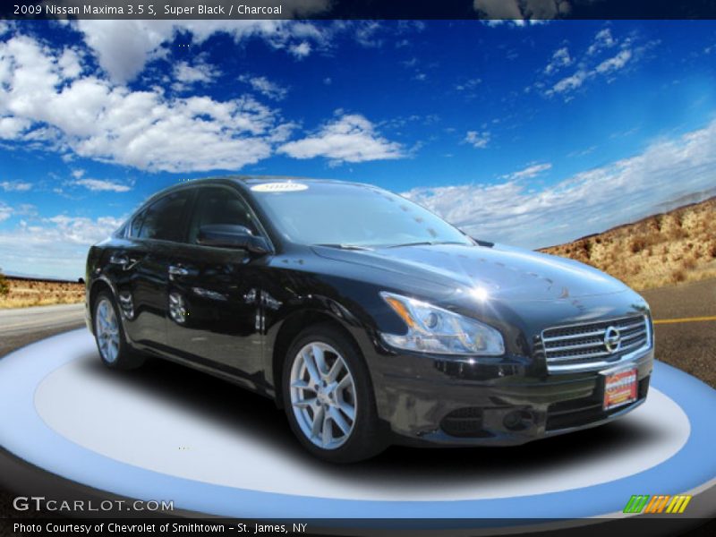 Super Black / Charcoal 2009 Nissan Maxima 3.5 S