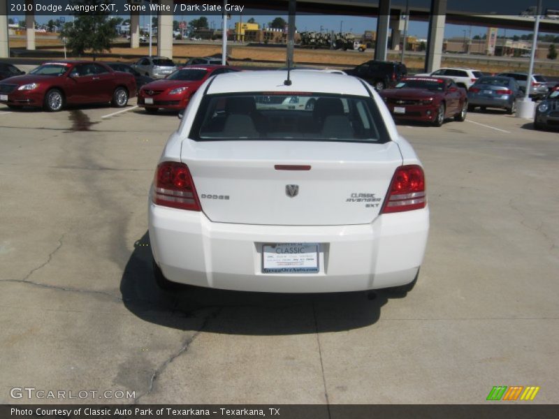 Stone White / Dark Slate Gray 2010 Dodge Avenger SXT