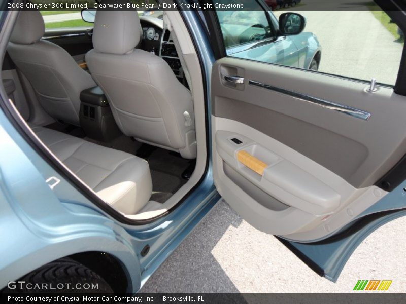 Clearwater Blue Pearl / Dark Khaki/Light Graystone 2008 Chrysler 300 Limited