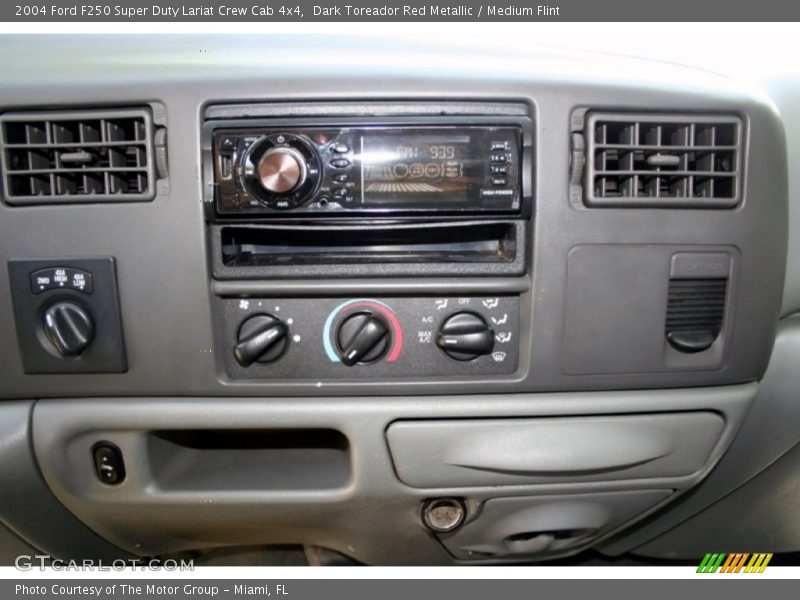 Dark Toreador Red Metallic / Medium Flint 2004 Ford F250 Super Duty Lariat Crew Cab 4x4