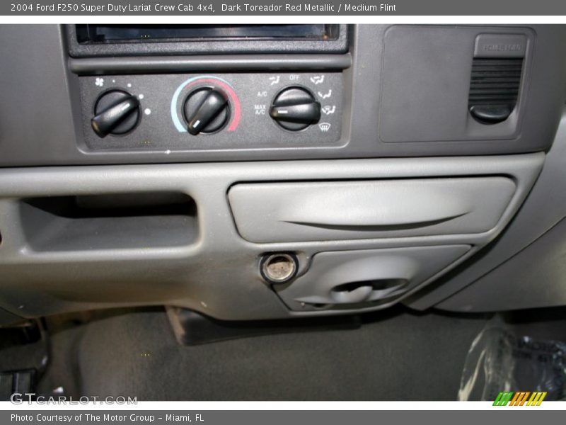 Dark Toreador Red Metallic / Medium Flint 2004 Ford F250 Super Duty Lariat Crew Cab 4x4