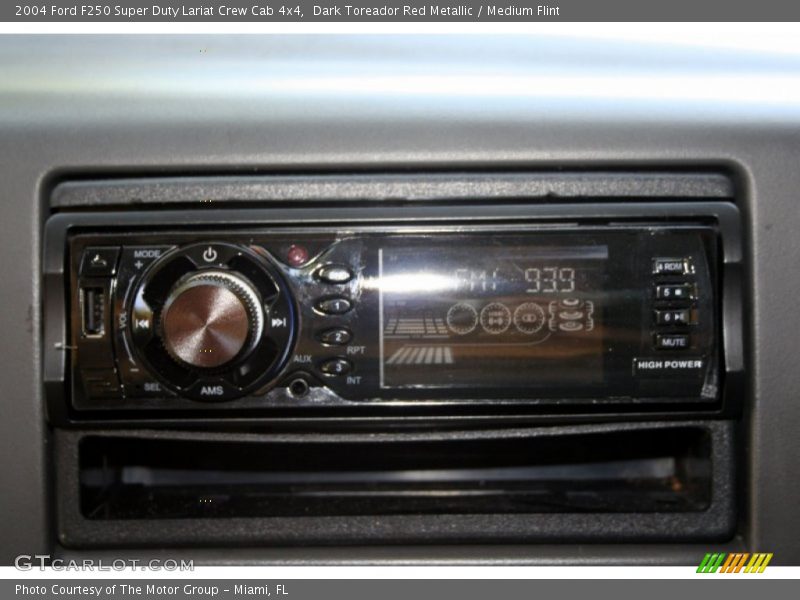 Dark Toreador Red Metallic / Medium Flint 2004 Ford F250 Super Duty Lariat Crew Cab 4x4