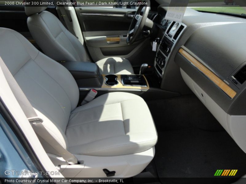Clearwater Blue Pearl / Dark Khaki/Light Graystone 2008 Chrysler 300 Limited