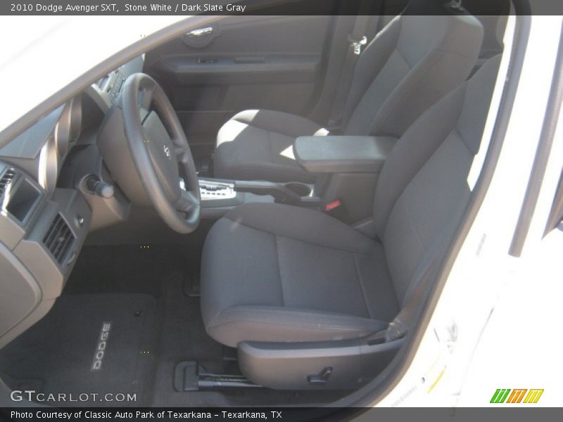 Stone White / Dark Slate Gray 2010 Dodge Avenger SXT
