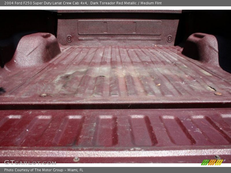 Dark Toreador Red Metallic / Medium Flint 2004 Ford F250 Super Duty Lariat Crew Cab 4x4