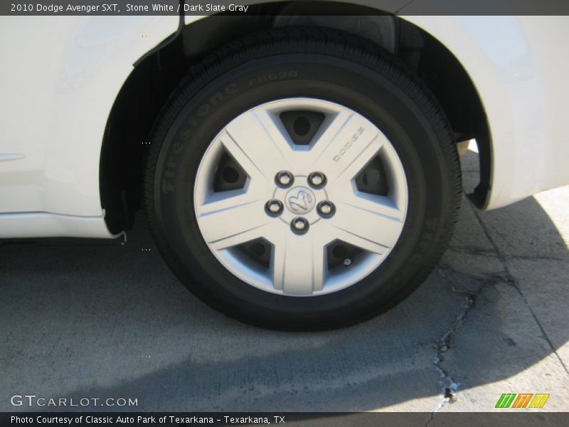 Stone White / Dark Slate Gray 2010 Dodge Avenger SXT