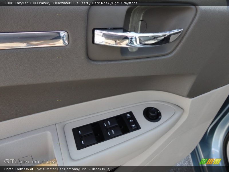 Clearwater Blue Pearl / Dark Khaki/Light Graystone 2008 Chrysler 300 Limited