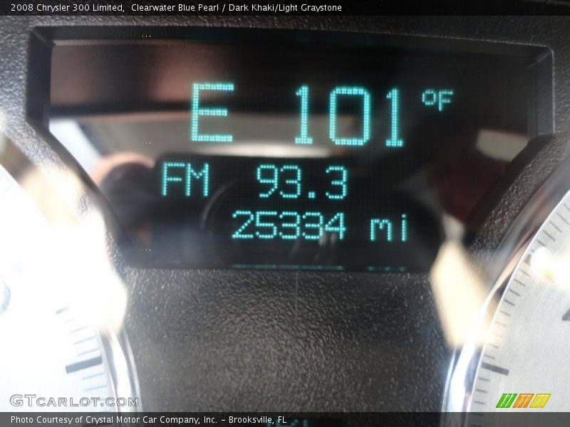 Clearwater Blue Pearl / Dark Khaki/Light Graystone 2008 Chrysler 300 Limited