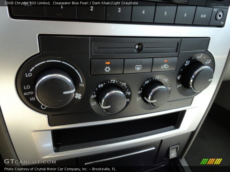 Clearwater Blue Pearl / Dark Khaki/Light Graystone 2008 Chrysler 300 Limited