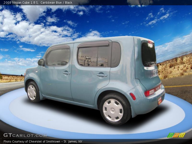 Caribbean Blue / Black 2009 Nissan Cube 1.8 S