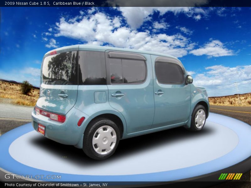 Caribbean Blue / Black 2009 Nissan Cube 1.8 S