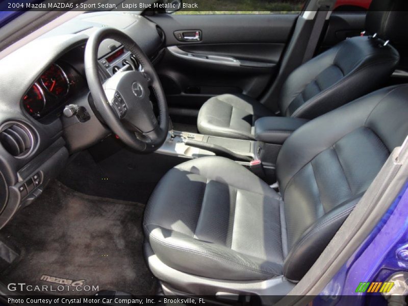 Lapis Blue Metallic / Black 2004 Mazda MAZDA6 s Sport Sedan