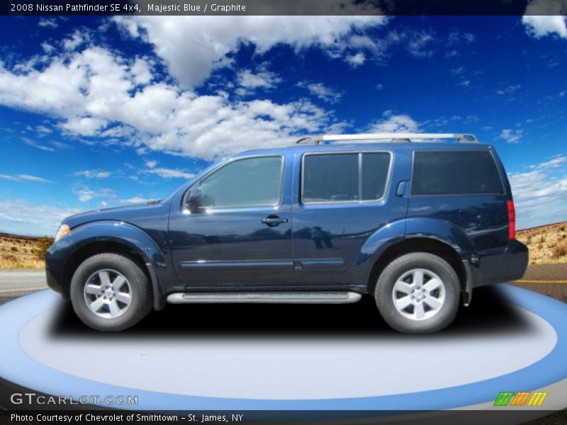 Majestic Blue / Graphite 2008 Nissan Pathfinder SE 4x4