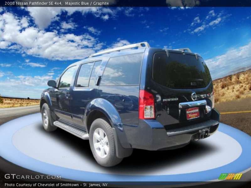 Majestic Blue / Graphite 2008 Nissan Pathfinder SE 4x4