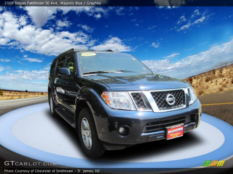 Majestic Blue / Graphite 2008 Nissan Pathfinder SE 4x4