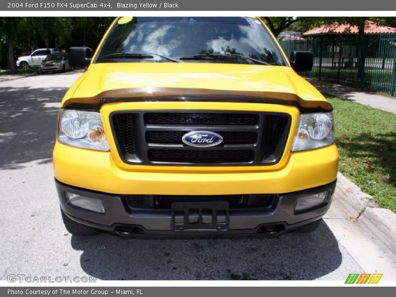 Blazing Yellow / Black 2004 Ford F150 FX4 SuperCab 4x4