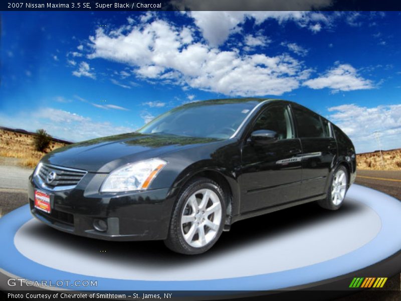 Super Black / Charcoal 2007 Nissan Maxima 3.5 SE