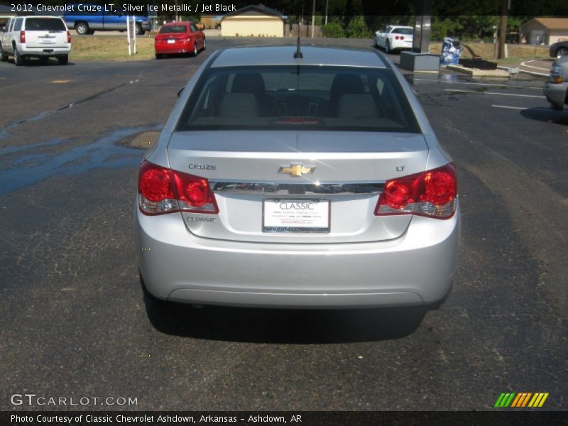 Silver Ice Metallic / Jet Black 2012 Chevrolet Cruze LT