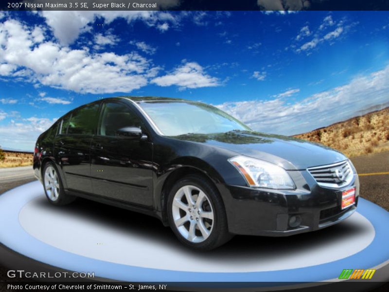 Super Black / Charcoal 2007 Nissan Maxima 3.5 SE