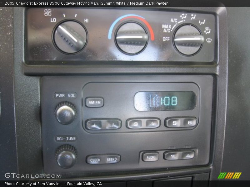 Summit White / Medium Dark Pewter 2005 Chevrolet Express 3500 Cutaway Moving Van
