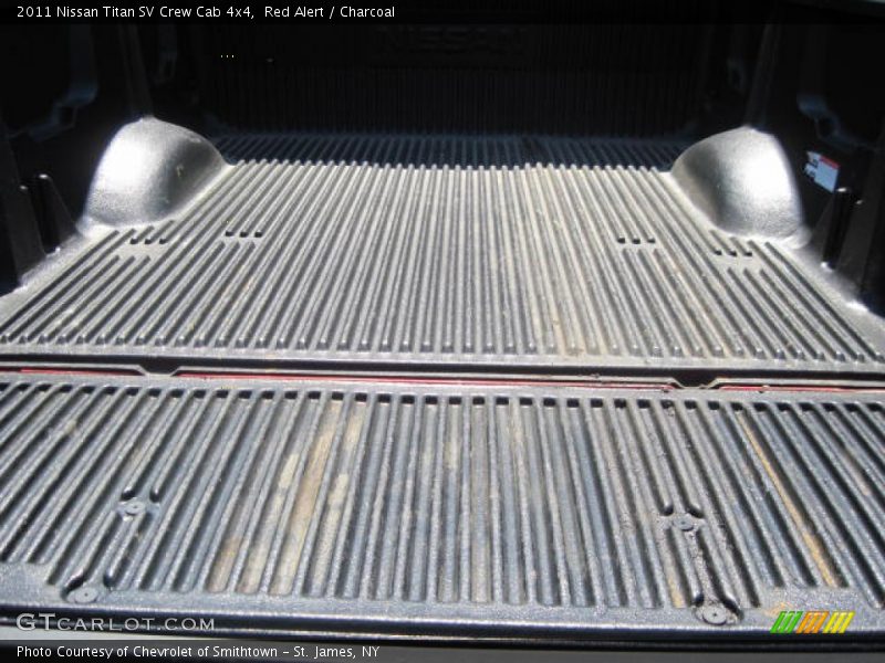 Red Alert / Charcoal 2011 Nissan Titan SV Crew Cab 4x4