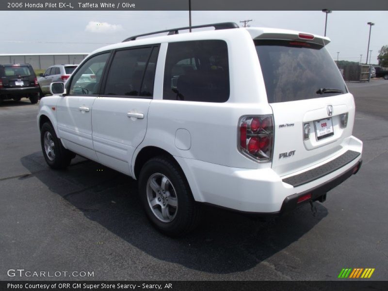 Taffeta White / Olive 2006 Honda Pilot EX-L