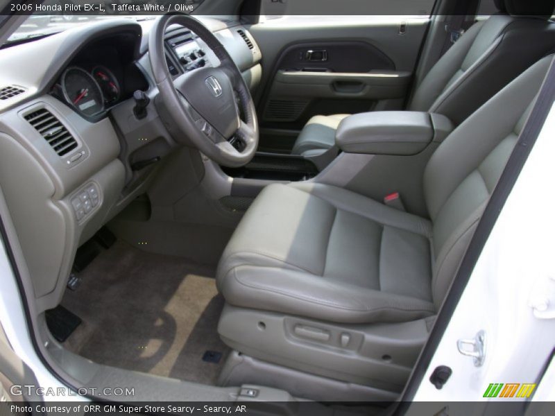 Taffeta White / Olive 2006 Honda Pilot EX-L