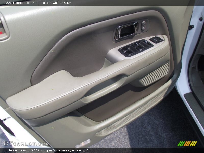 Taffeta White / Olive 2006 Honda Pilot EX-L