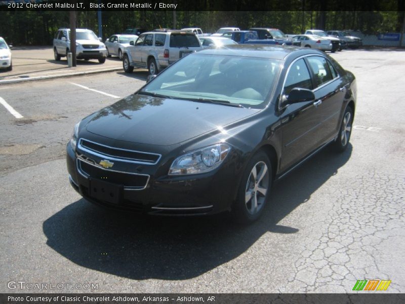 Black Granite Metallic / Ebony 2012 Chevrolet Malibu LT