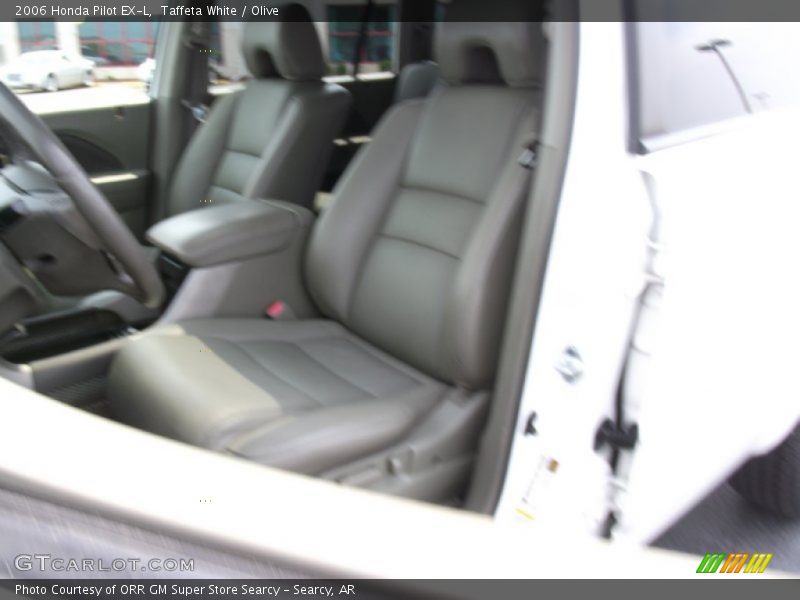 Taffeta White / Olive 2006 Honda Pilot EX-L