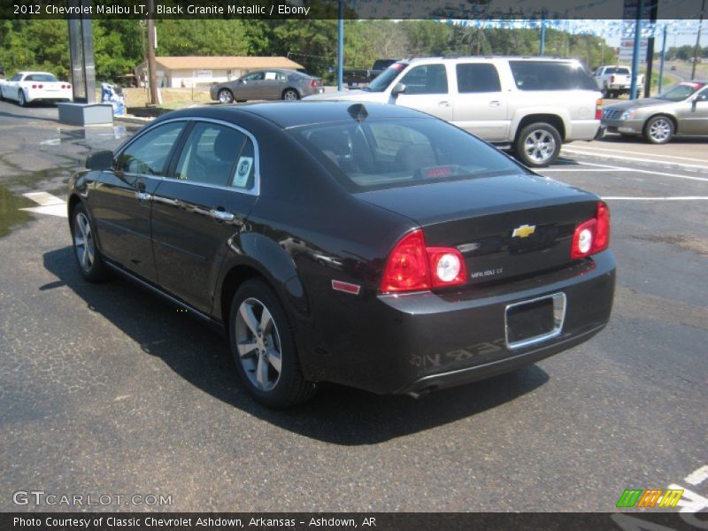 Black Granite Metallic / Ebony 2012 Chevrolet Malibu LT