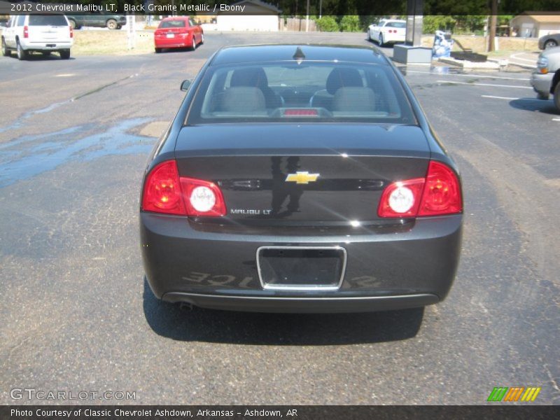 Black Granite Metallic / Ebony 2012 Chevrolet Malibu LT
