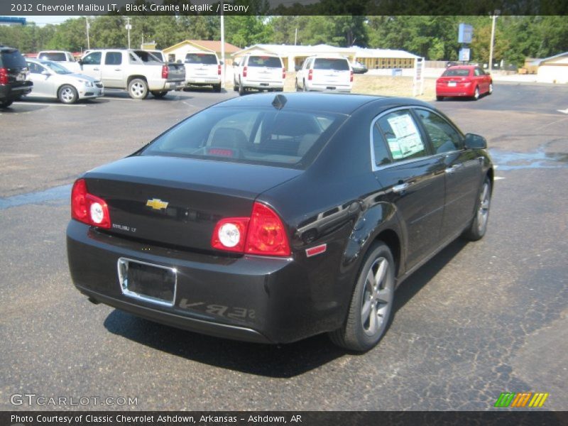Black Granite Metallic / Ebony 2012 Chevrolet Malibu LT