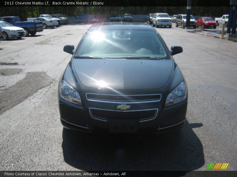 Black Granite Metallic / Ebony 2012 Chevrolet Malibu LT