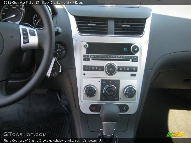 Black Granite Metallic / Ebony 2012 Chevrolet Malibu LT