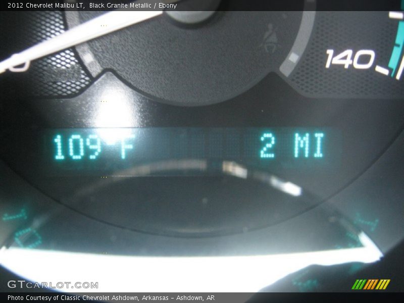 Black Granite Metallic / Ebony 2012 Chevrolet Malibu LT