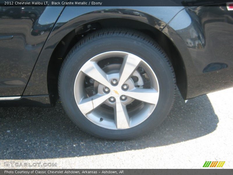 Black Granite Metallic / Ebony 2012 Chevrolet Malibu LT