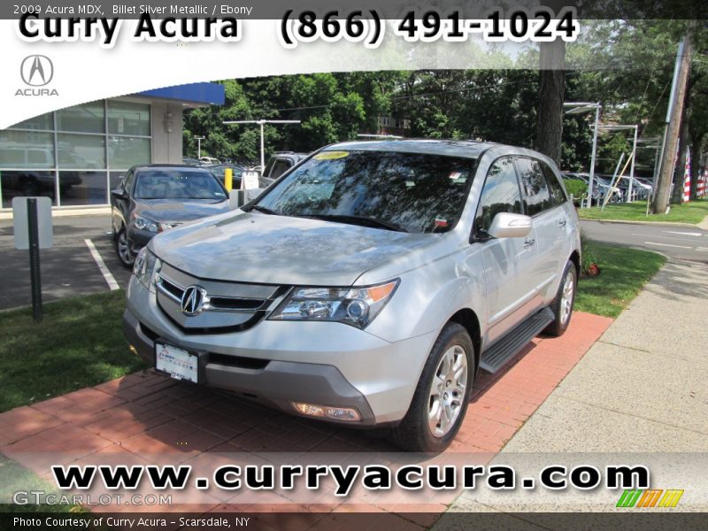 Billet Silver Metallic / Ebony 2009 Acura MDX