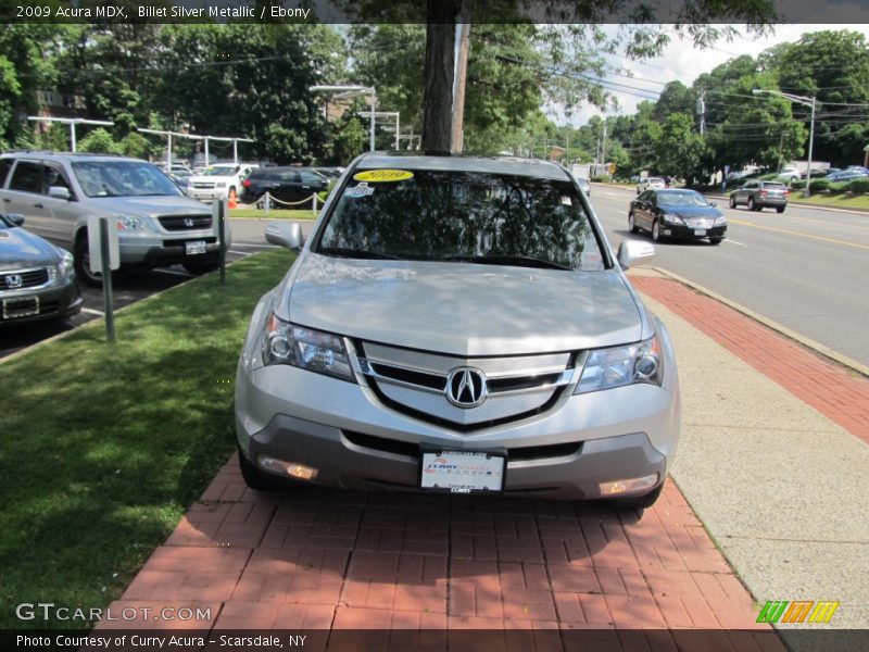 Billet Silver Metallic / Ebony 2009 Acura MDX