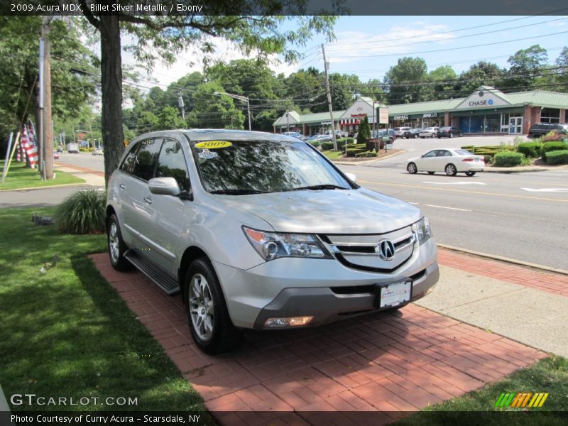 Billet Silver Metallic / Ebony 2009 Acura MDX