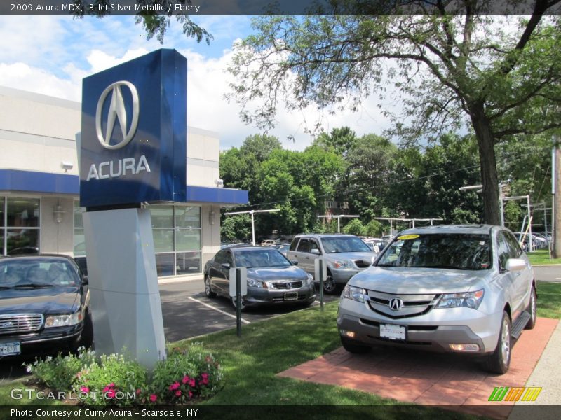 Billet Silver Metallic / Ebony 2009 Acura MDX