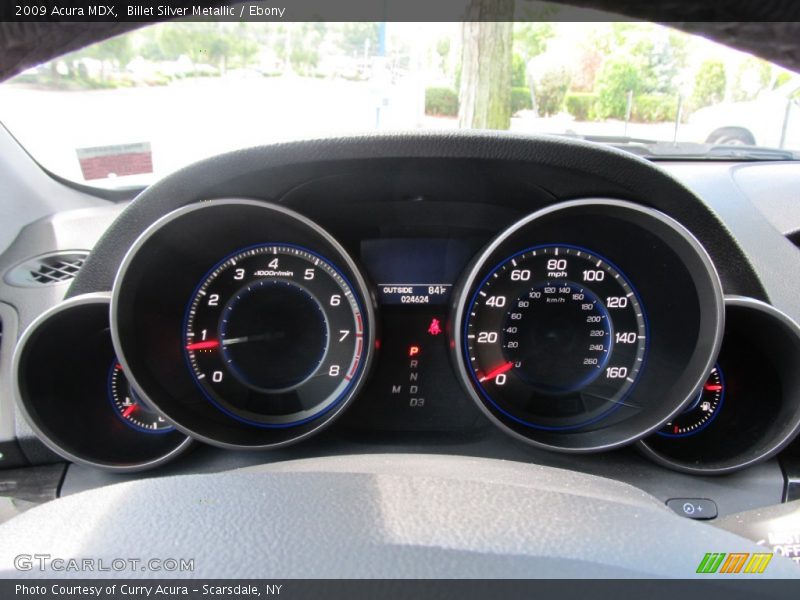 Billet Silver Metallic / Ebony 2009 Acura MDX