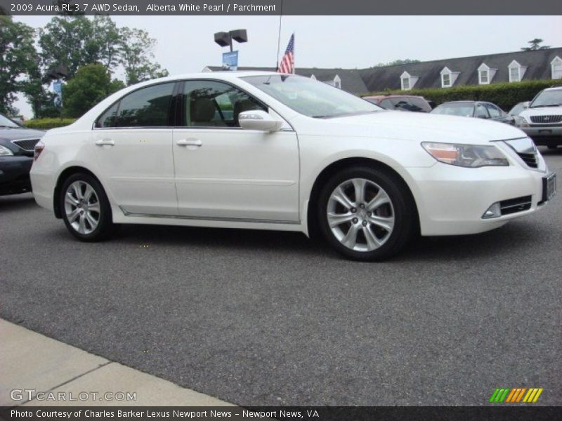  2009 RL 3.7 AWD Sedan Alberta White Pearl