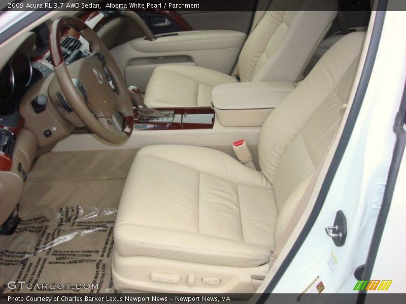 2009 RL 3.7 AWD Sedan Parchment Interior