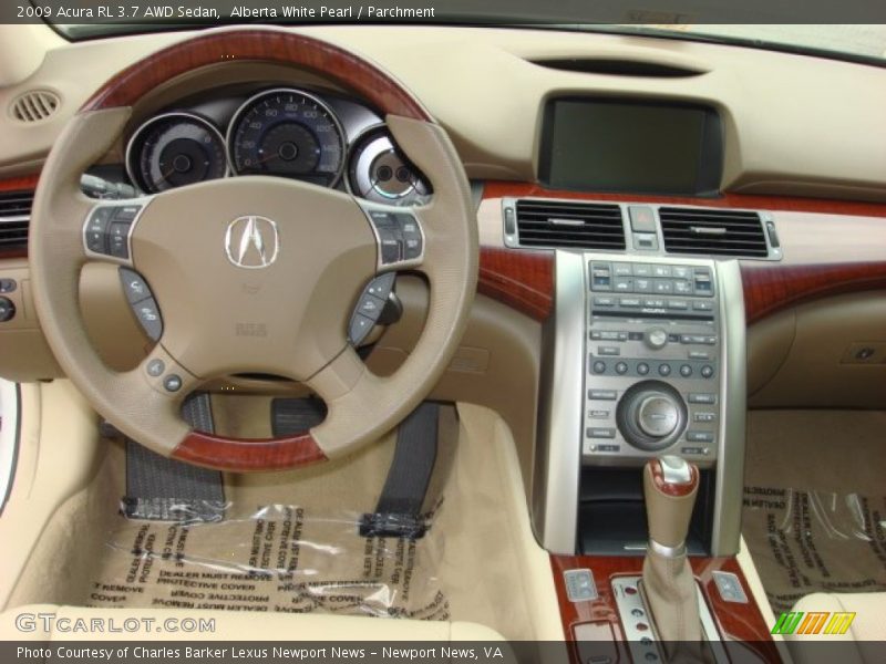 Dashboard of 2009 RL 3.7 AWD Sedan
