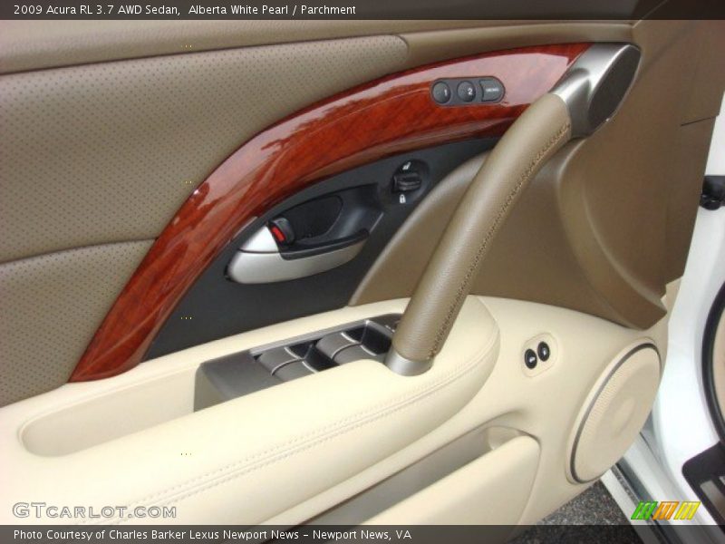 Controls of 2009 RL 3.7 AWD Sedan
