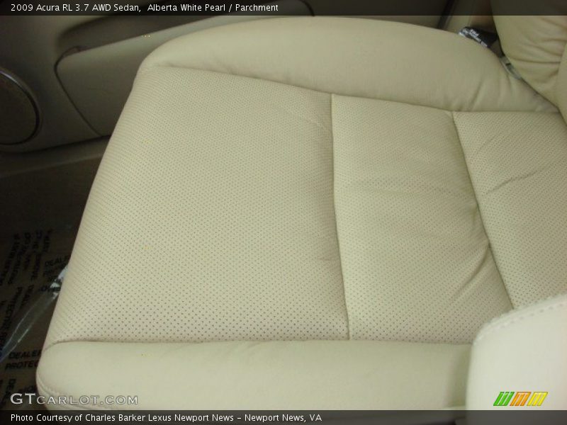 Alberta White Pearl / Parchment 2009 Acura RL 3.7 AWD Sedan
