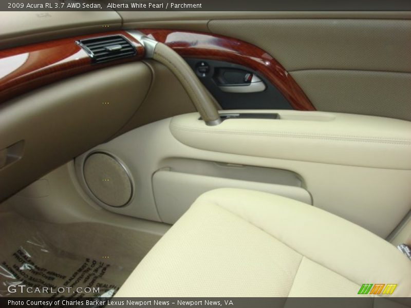 Alberta White Pearl / Parchment 2009 Acura RL 3.7 AWD Sedan