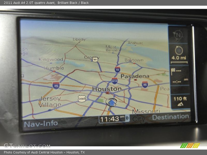 Navigation of 2011 A4 2.0T quattro Avant