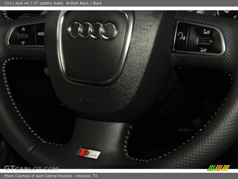 Brilliant Black / Black 2011 Audi A4 2.0T quattro Avant